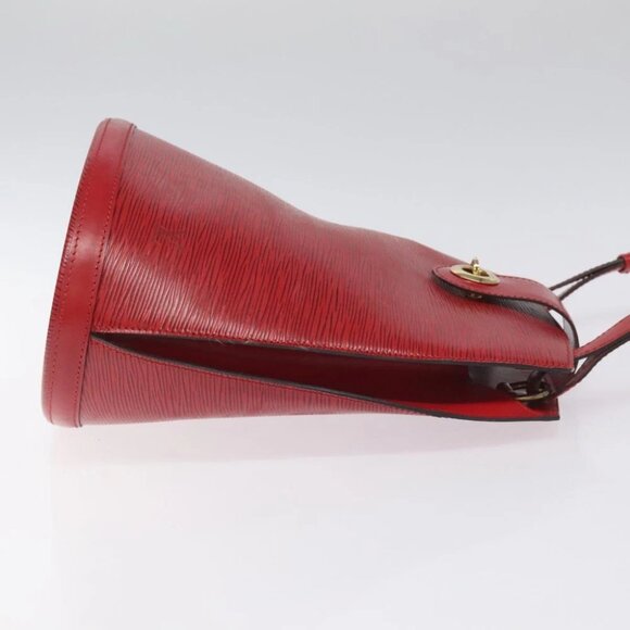 LOUIS VUITTON Epi Cluny Shoulder Bag Red M52257 LV Auth 115722 - Picture 6 of 15
